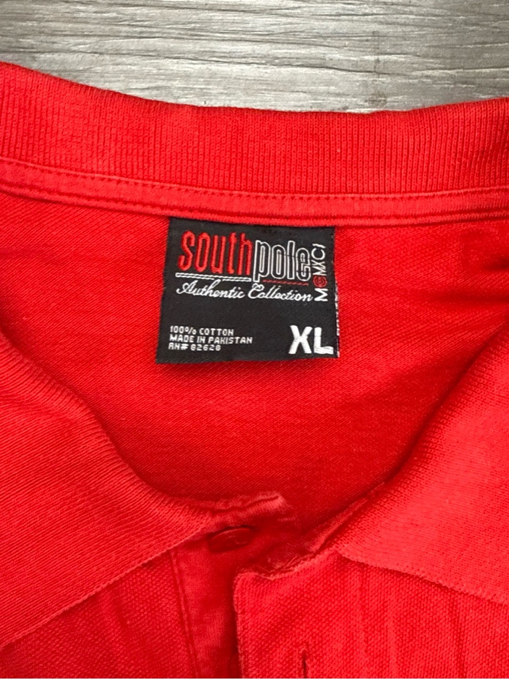 South Pole Red Men’s Cotton Polo Shirt